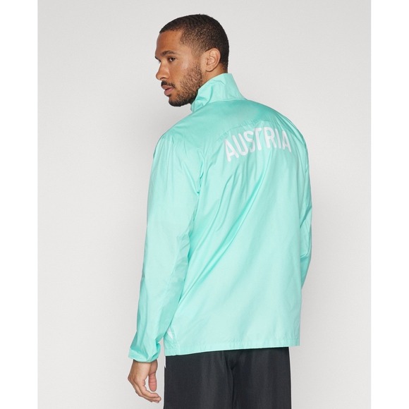 PUMA Austria National Team OFB Prematch Woven Jacket Blue Men's Sz M *NEW* $100 - Picture 2 of 9